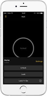 Nuki App Screen