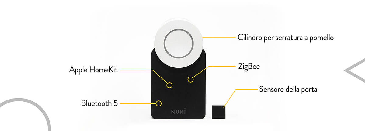 Nuki Smart Lock 2.0 - Porta la tua Smart Home ad un livello superiore con la nuova serratura elettronica integrata con HomeKit, Siri, Alexa e Google Home.
