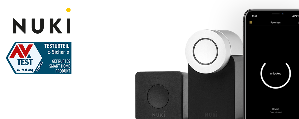 AV-TEST Deutschland: Nuki Combo 2.0 erneut als sicheres Smart Home Produkt ausgezeichnet