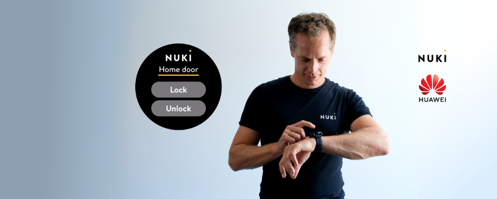 Open je Nuki Smart Lock vanaf je pols - met de nieuwe Huawei Watch 3