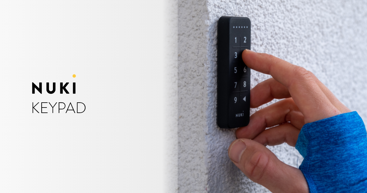 Nuki Keypad, cerradura inteligente con código, extensión smart para el Nuki  Smart Lock, cerrar para códigos de acceso de 6 dígitos, abrepuertas con  código, cerradura bluetooth, Nuki Smart Home : : Bricolaje