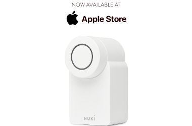 The Nuki Smart Lock is now available in Apple Stores in Germany, Austria, France, Spain, Italy, UK and the Netherlands - both in the 96 retail shops offline and online at apple.com.