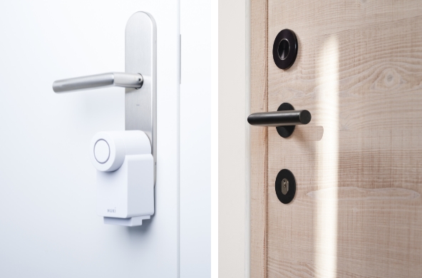 Nuki Smart Lock & Nuki Smart Door aus Holz