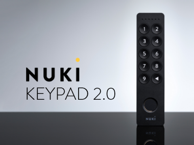 We present the Nuki Keypad 2.0 - Now you can open your door with your fingerprint!