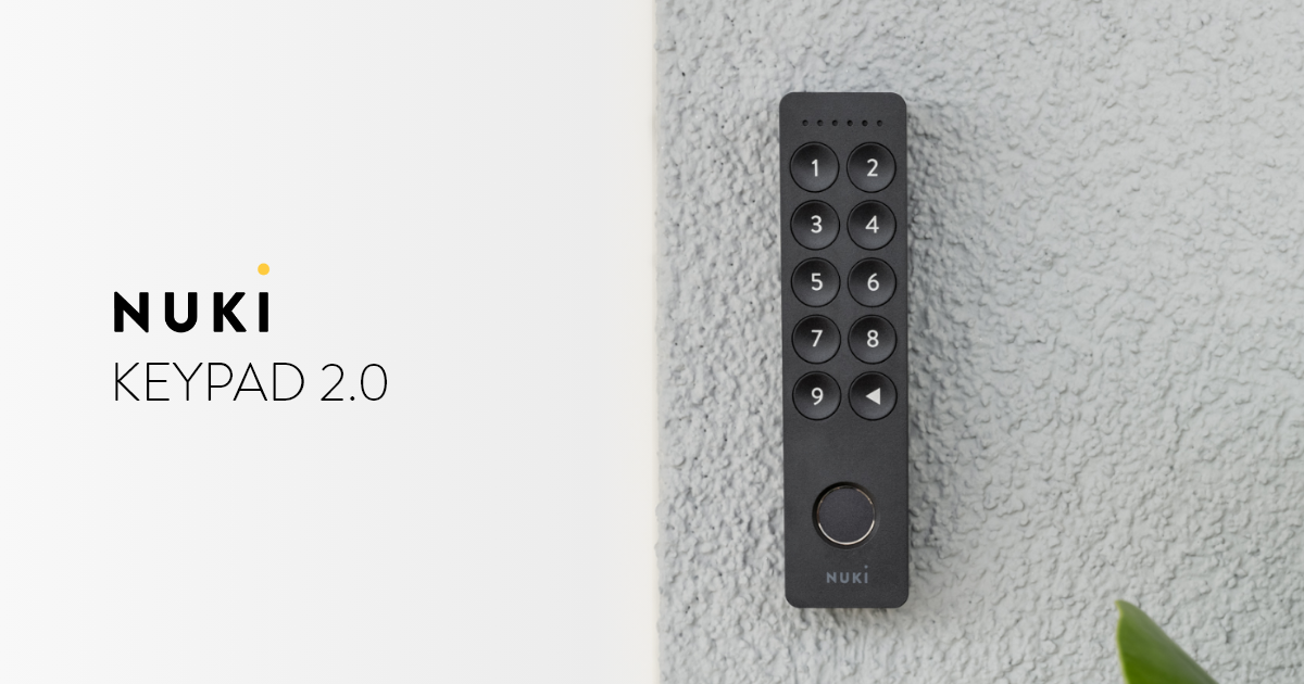 Nuki Smart Lock 4.0 Pro Zwart + Keypad 2.0
