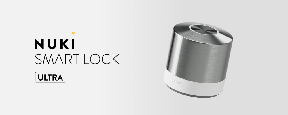 Nuki Smart Lock Ultra with a white ring 